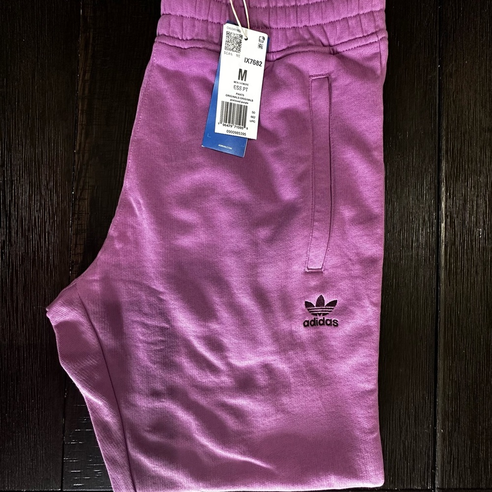 **Rare**New Adidas Men’s Medium Purple Jogger Sweat Pants